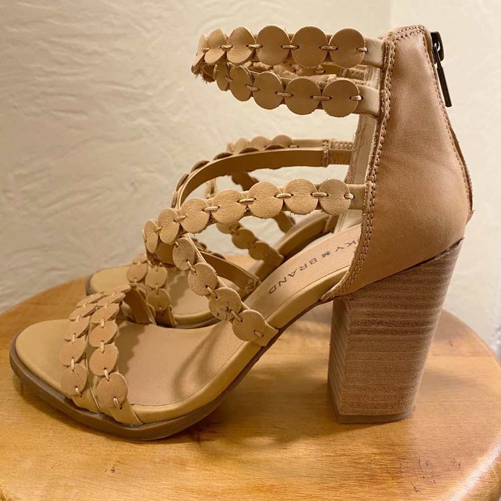 Lucky Brand Heeled Bootie Sandals
